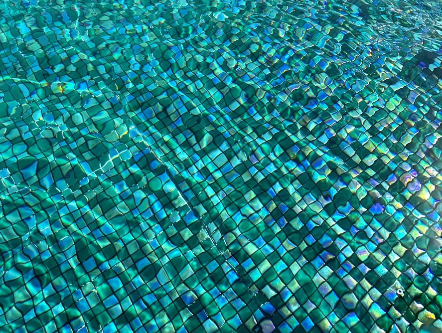 glass pool tiles